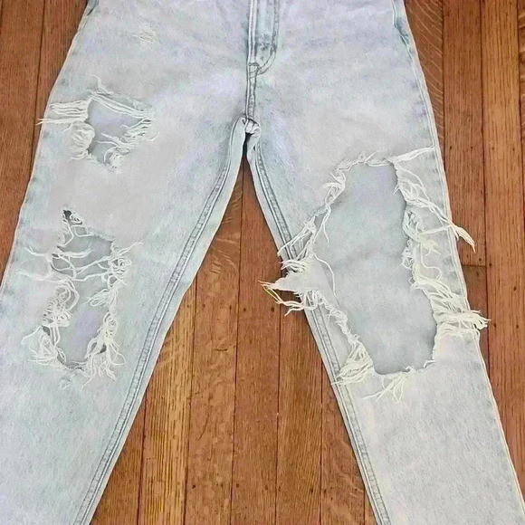 AEROPOSTALE MOm Jean acid washed size 00 double zero - Picture 3 of 11